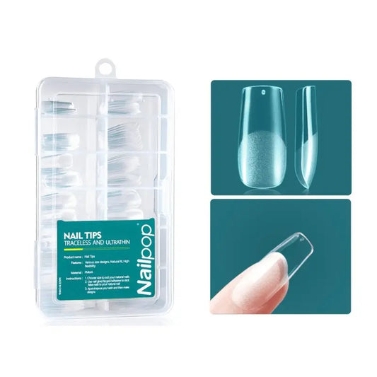 Faux Ongles - Boite de capsules professionnelles universelles en acrylique (120 Pièces) | NailsJenus™ - Élégance Cheveux